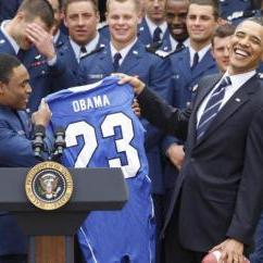 President Obama and U.S. Air Force Cadets